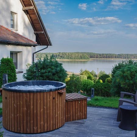 Dom Na Wzgorzu Z Widokiem Na Jezioro Z Balia I Sauna Lipnica  外观 照片