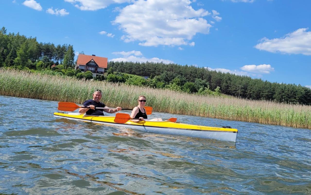 Dom Na Wzgorzu Z Widokiem Na Jezioro Z Balia I Sauna Lipnica  外观 照片
