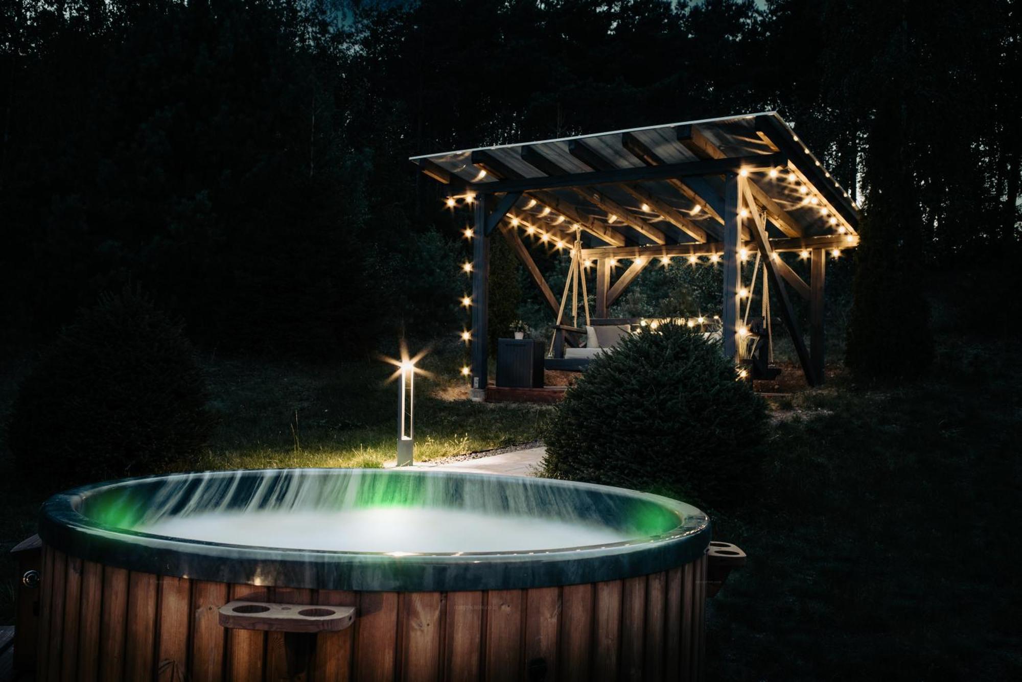 Dom Na Wzgorzu Z Widokiem Na Jezioro Z Balia I Sauna Lipnica  外观 照片