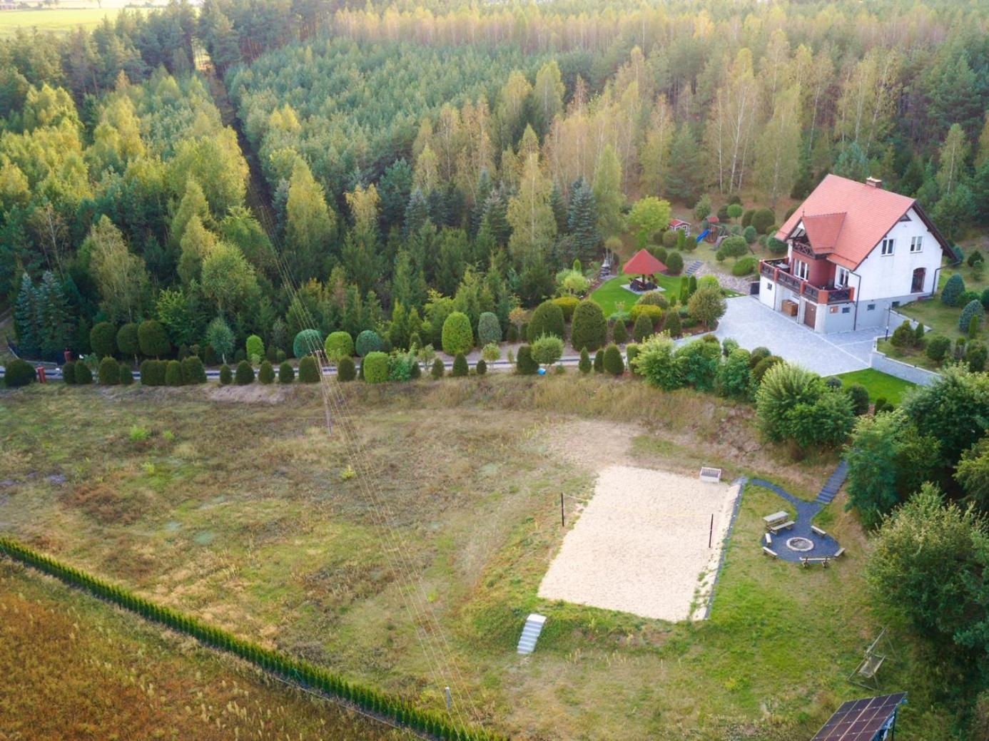 Dom Na Wzgorzu Z Widokiem Na Jezioro Z Balia I Sauna Lipnica  外观 照片